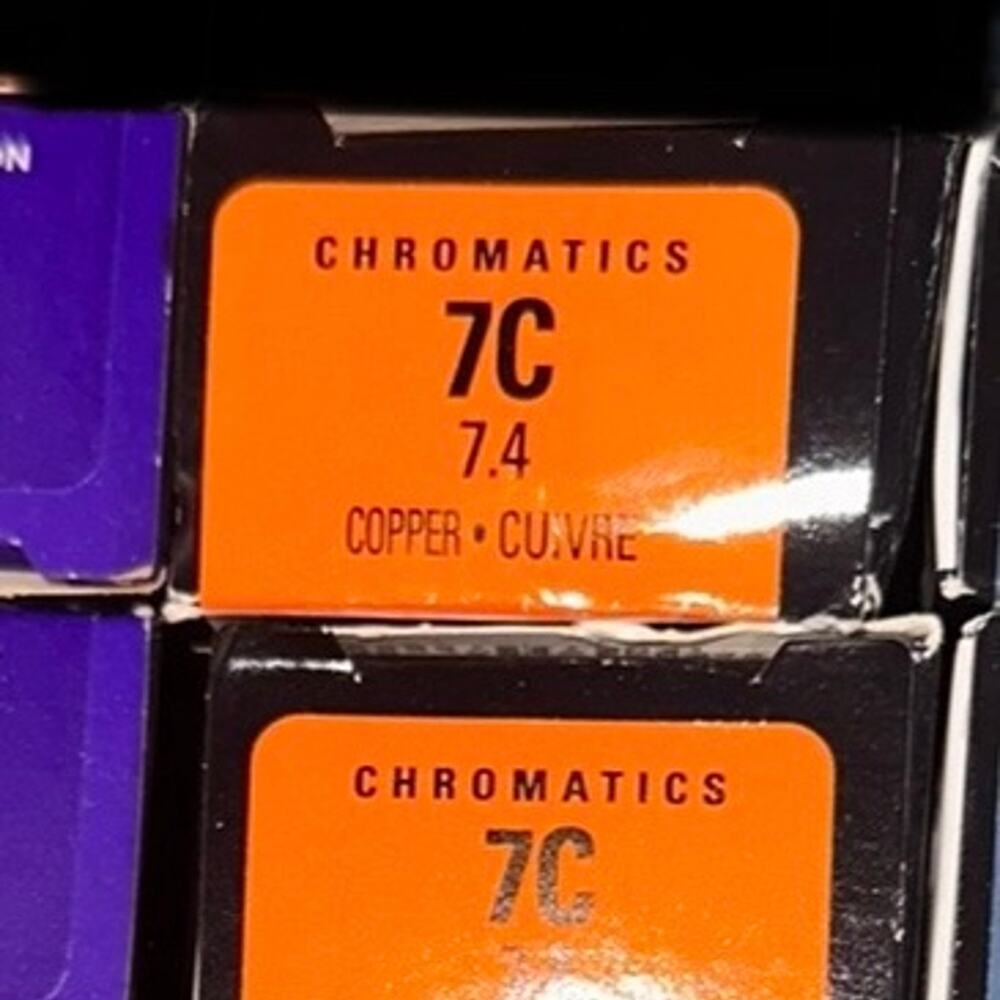 Redken Chromatics Permanent Hair Color 7C 7.4 Copper Lot of 2 Ammonia Free ODS2